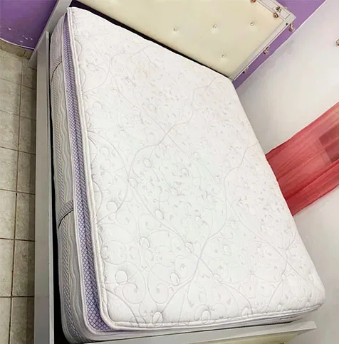 luego de la eliminacion de mancha de un mattress